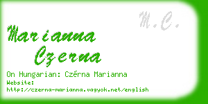 marianna czerna business card