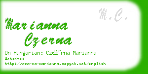 marianna czerna business card